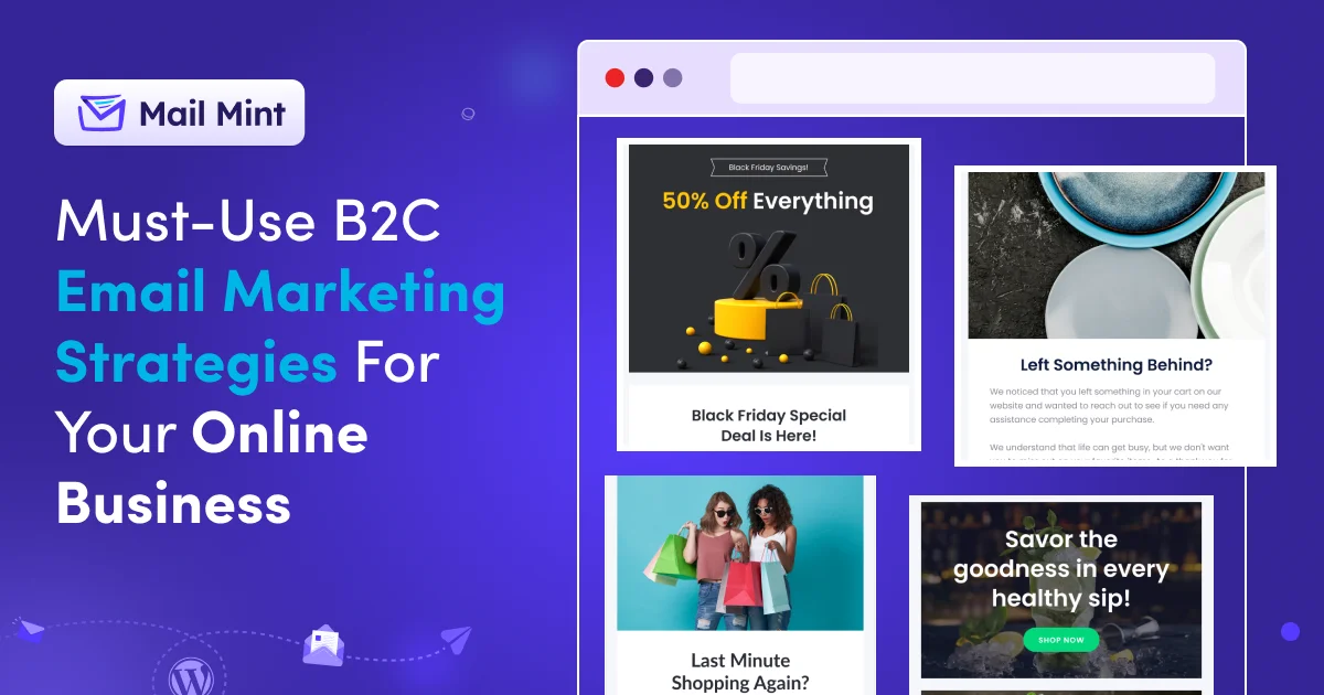 b2c email marketing strategies for your online business